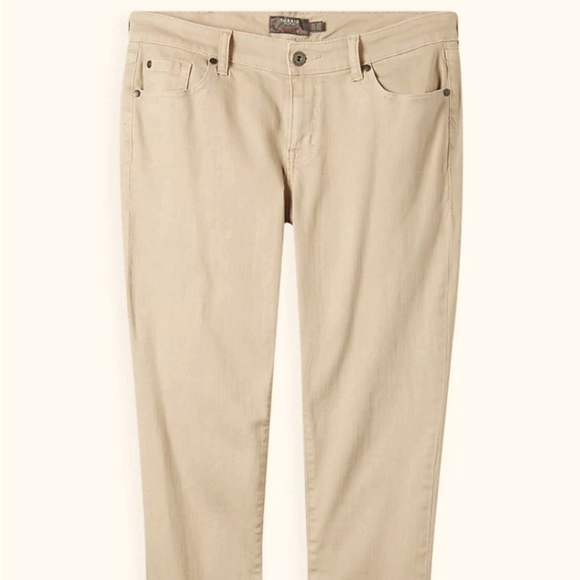 ❤️NWT VINTAGE TORRID JEAN BOYFRIEND STRAIGHT STRETCH MID-RISE TAN CREAM Size 16 - Picture 8 of 10